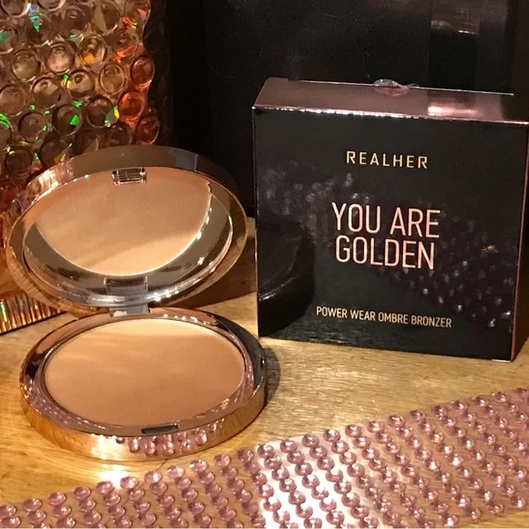 RealHer You Are Golden Power Wear Ombre Bronzer for Face and Body! 8g *BNIB - Picture 5 of 13